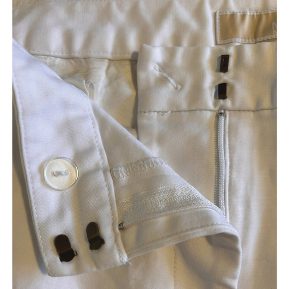 Michael Kors‎ Women's White Straight Trousers Size 10 L28 Excellent Condition - Picture 12 of 13